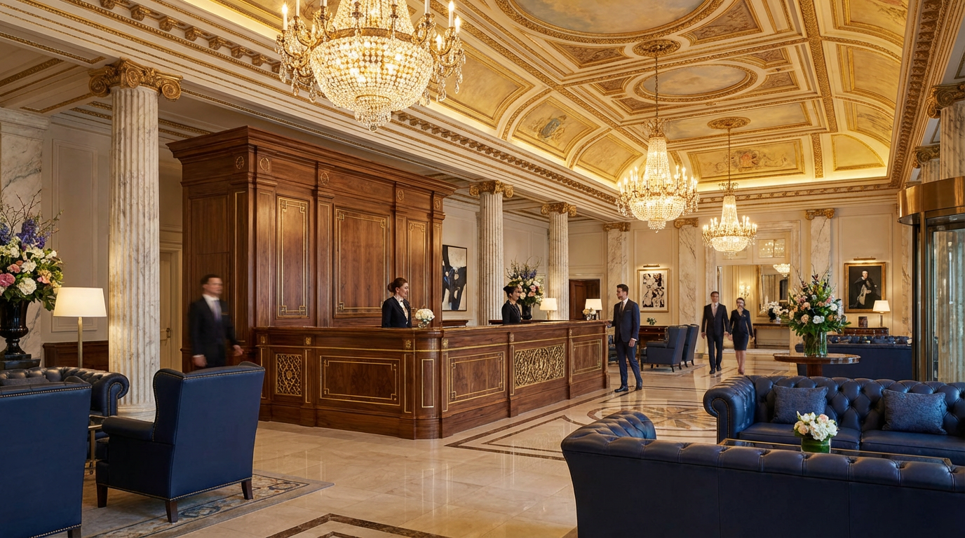Fünf-Sterne-Hotel-Lobby